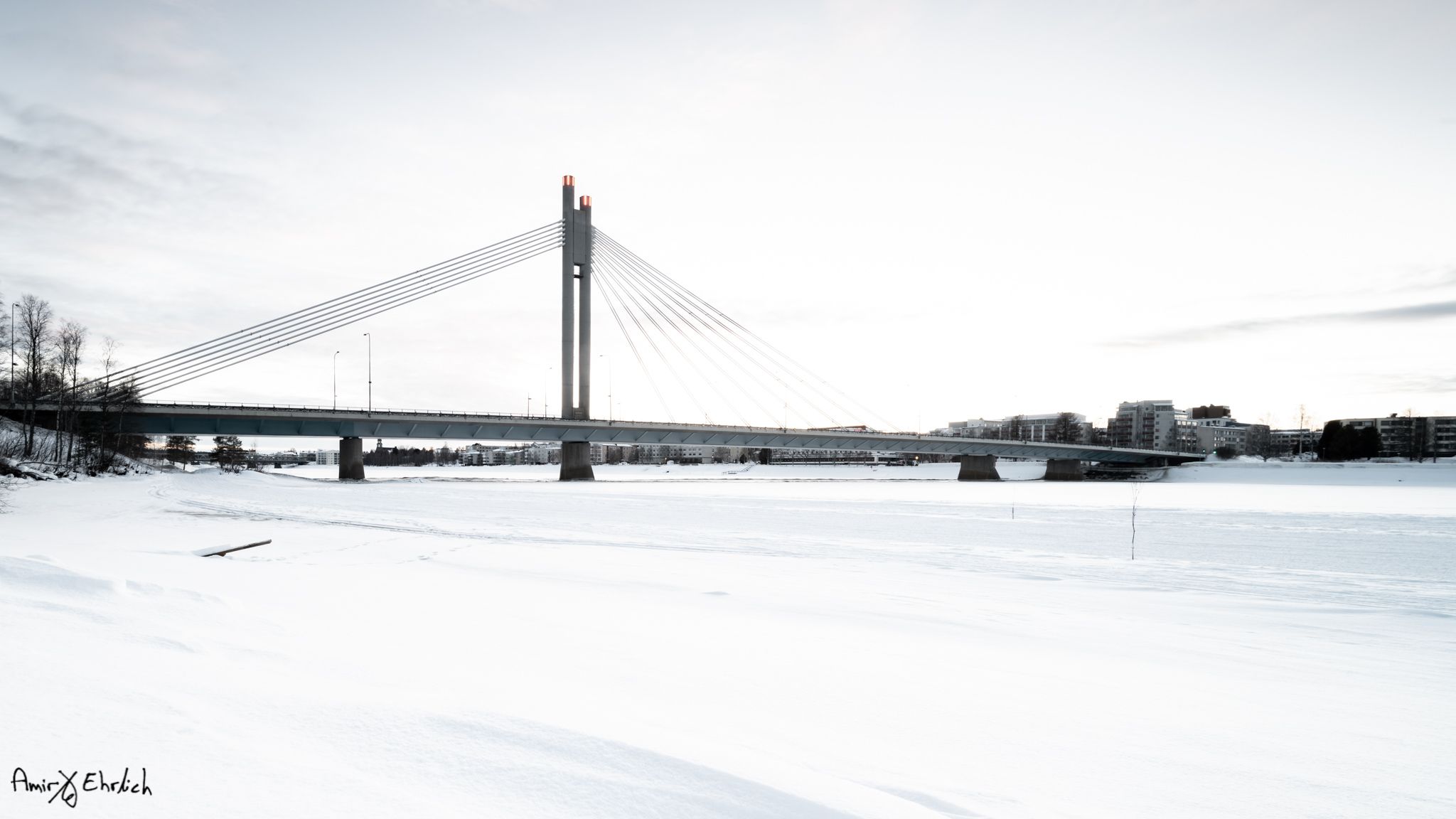 Rovaniemi Candle bridge, Finland