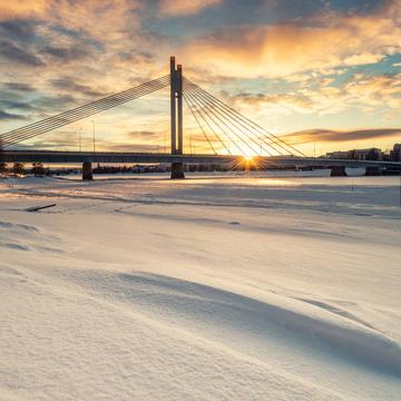 Rovaniemi Candle bridge, Finland