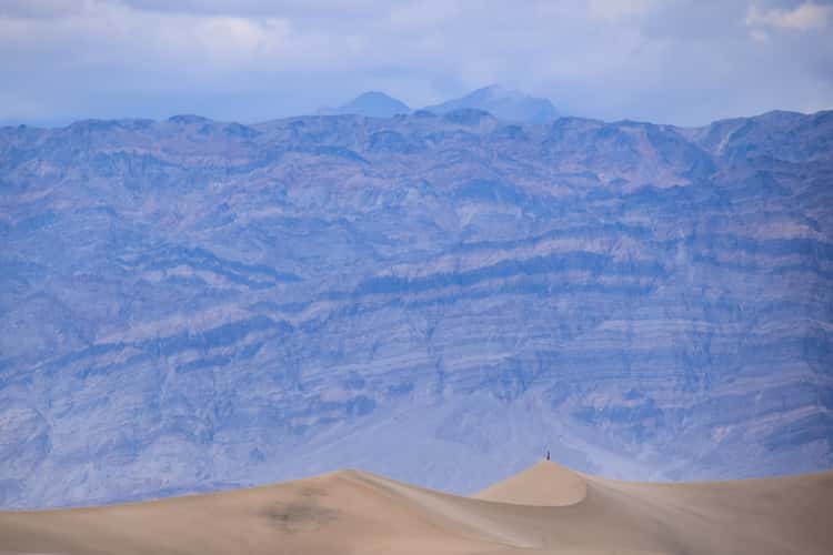 Sand dunes at Stovepipe wells in Death Valley
