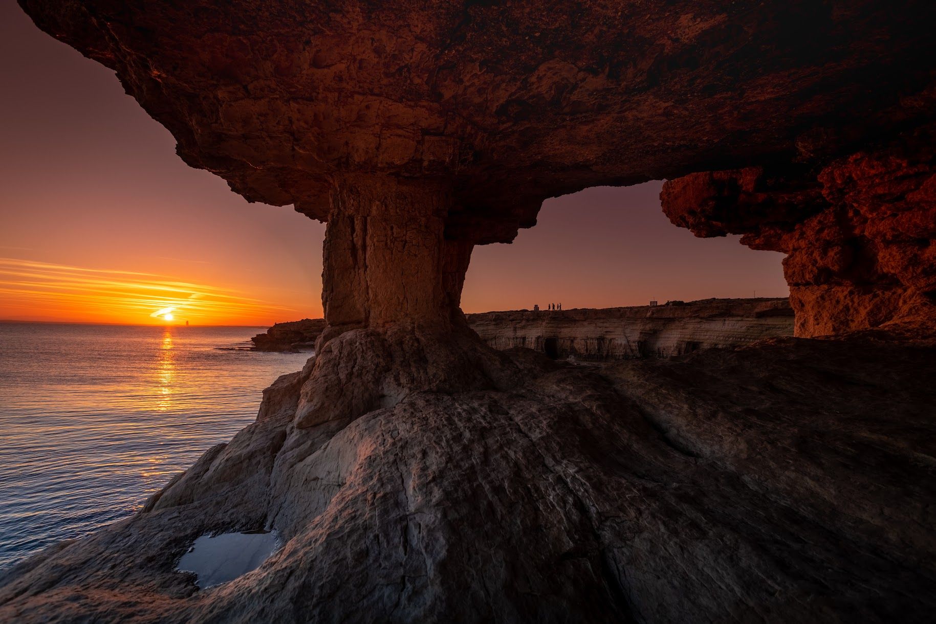 Sea caves, Cyprus, Cyprus