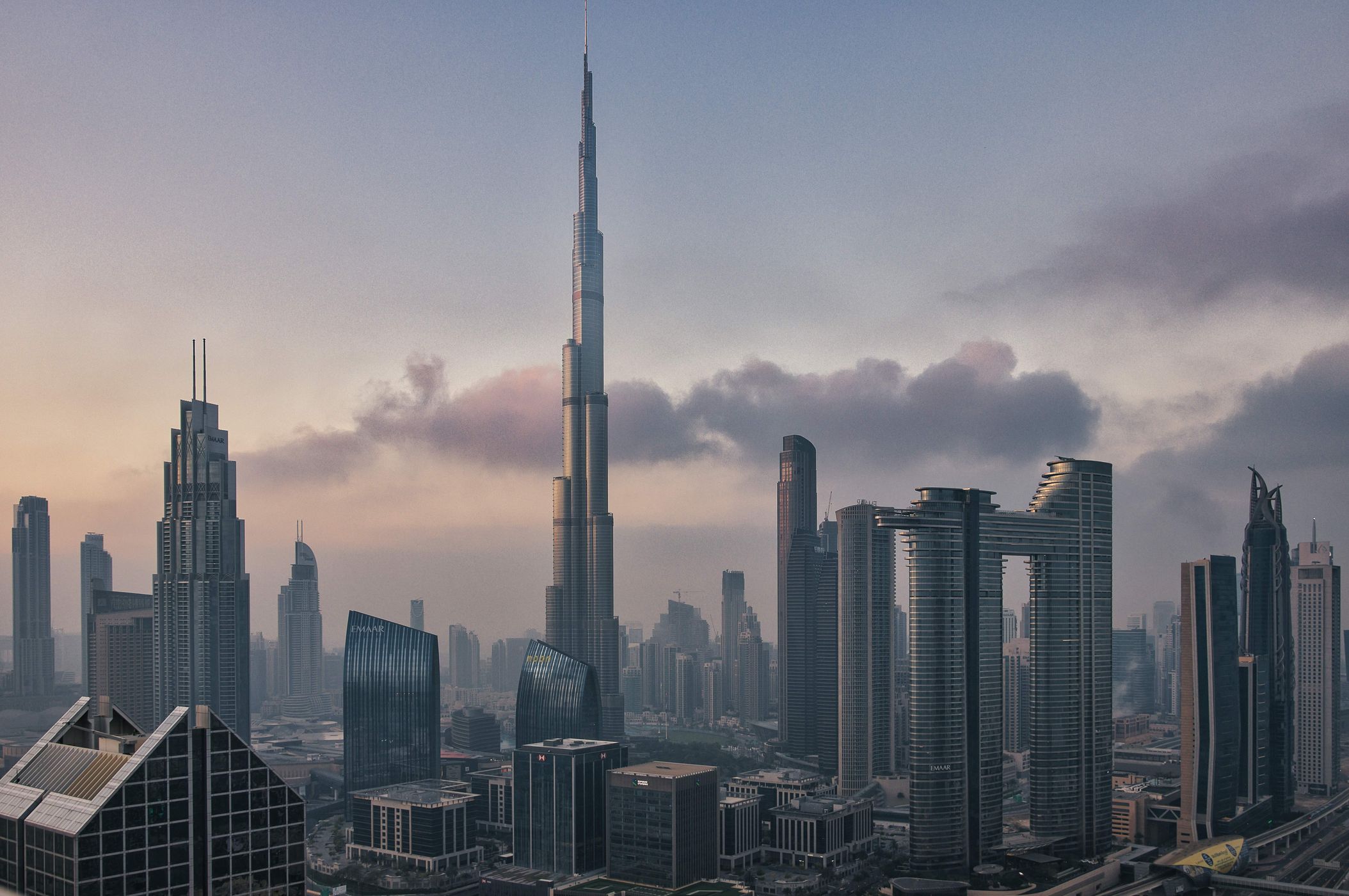 The Best View of Dubai, Burj Khalifa view from Shangri-La, United Arab Emirates