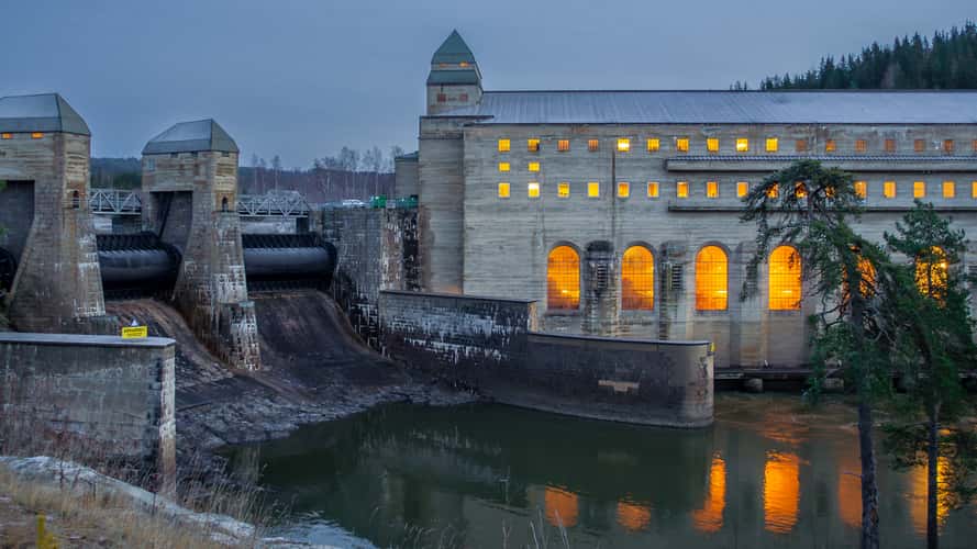 Solbergfoss power station
