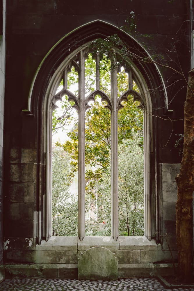 St Dunstan in the East church gardens, United Kingdom