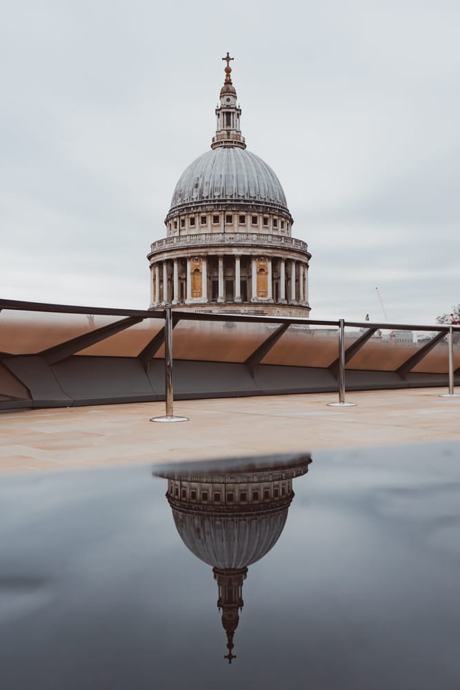 Reflection of St Paul's Cathedral, London, United Kingdom
