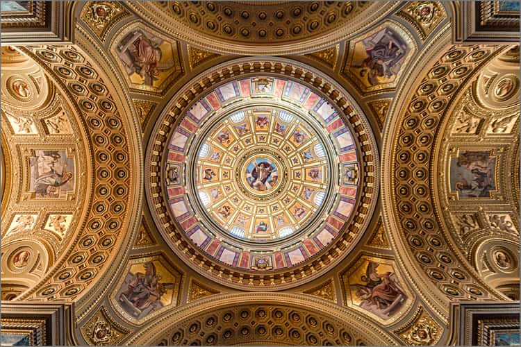 St. Stephen's Basilica Ceiling, Budapest