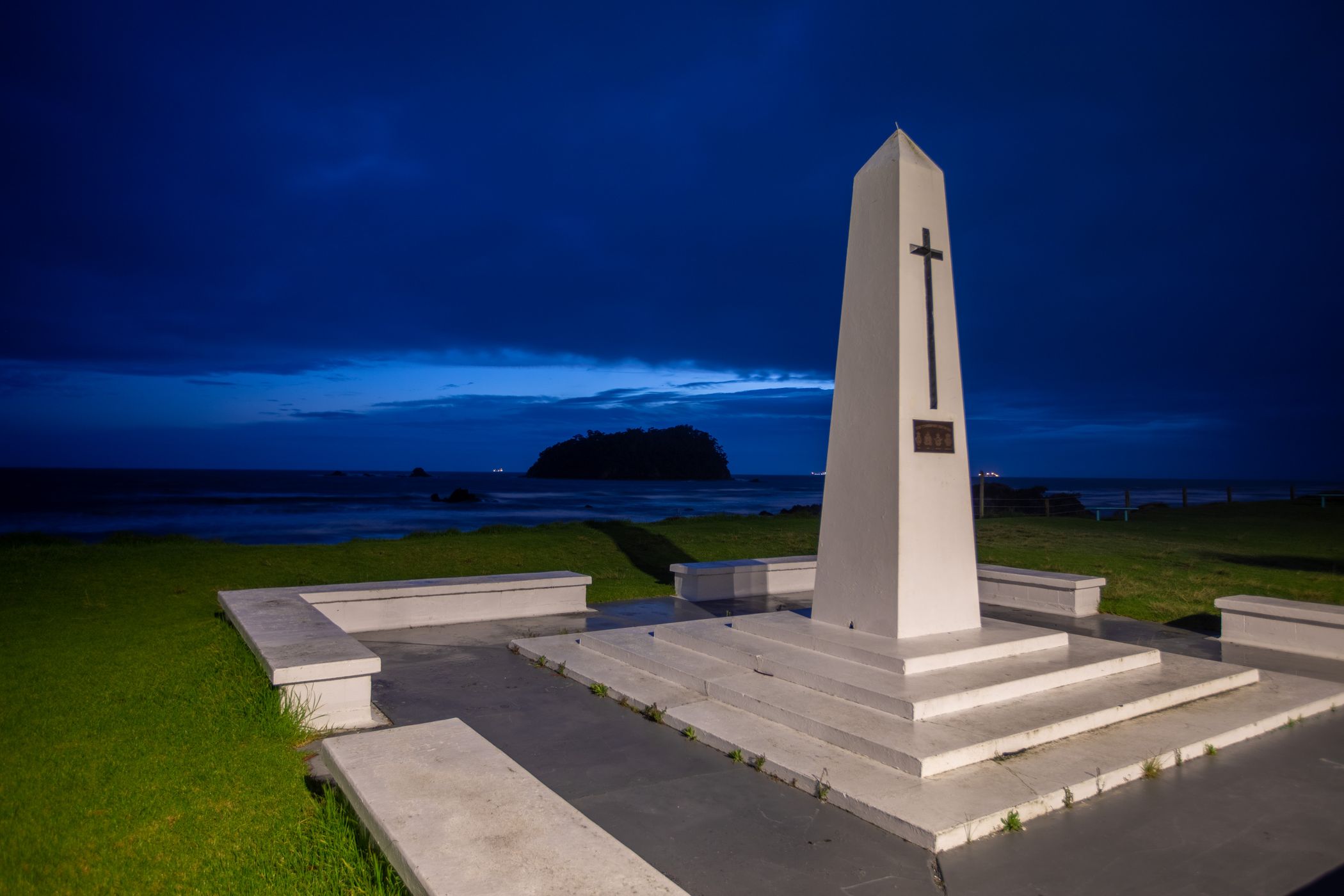 The cenotaph Mt Maunganui, North Island, New Zealand