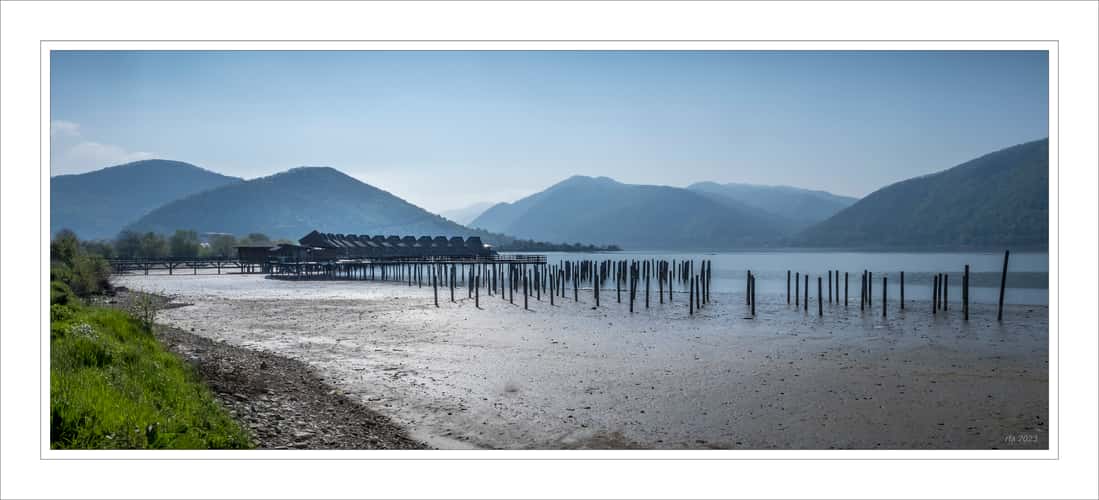 The Danube near Bersaska, Romania