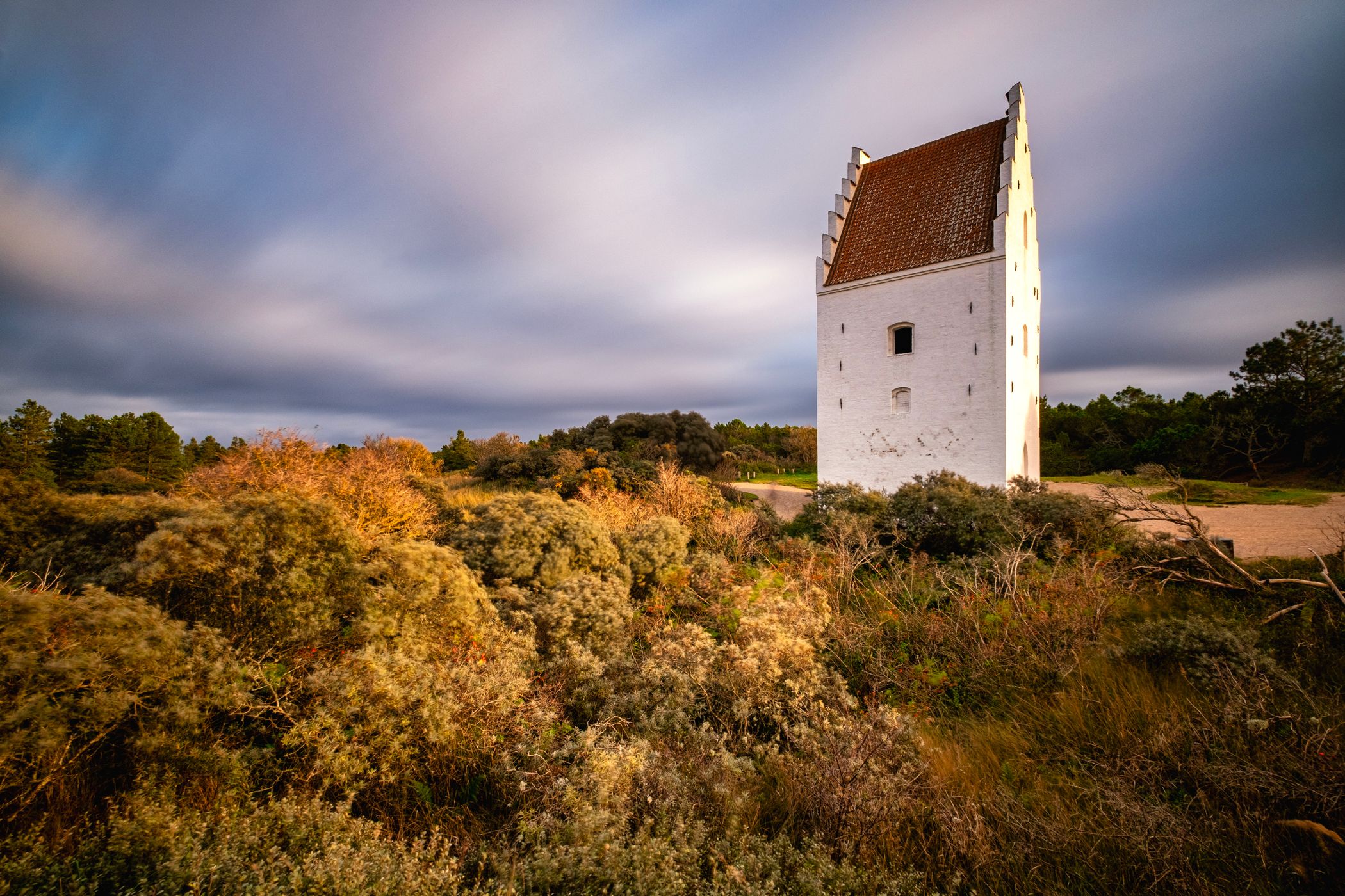 The sanded church, Skagen, Denmark