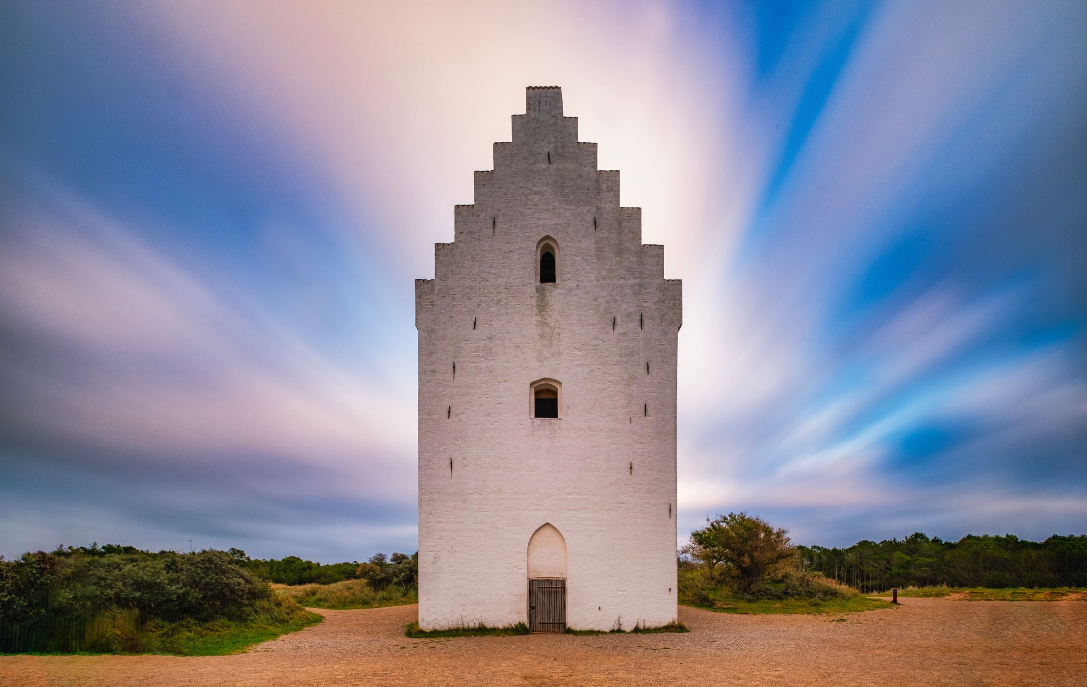 The sanded church, Skagen, Denmark