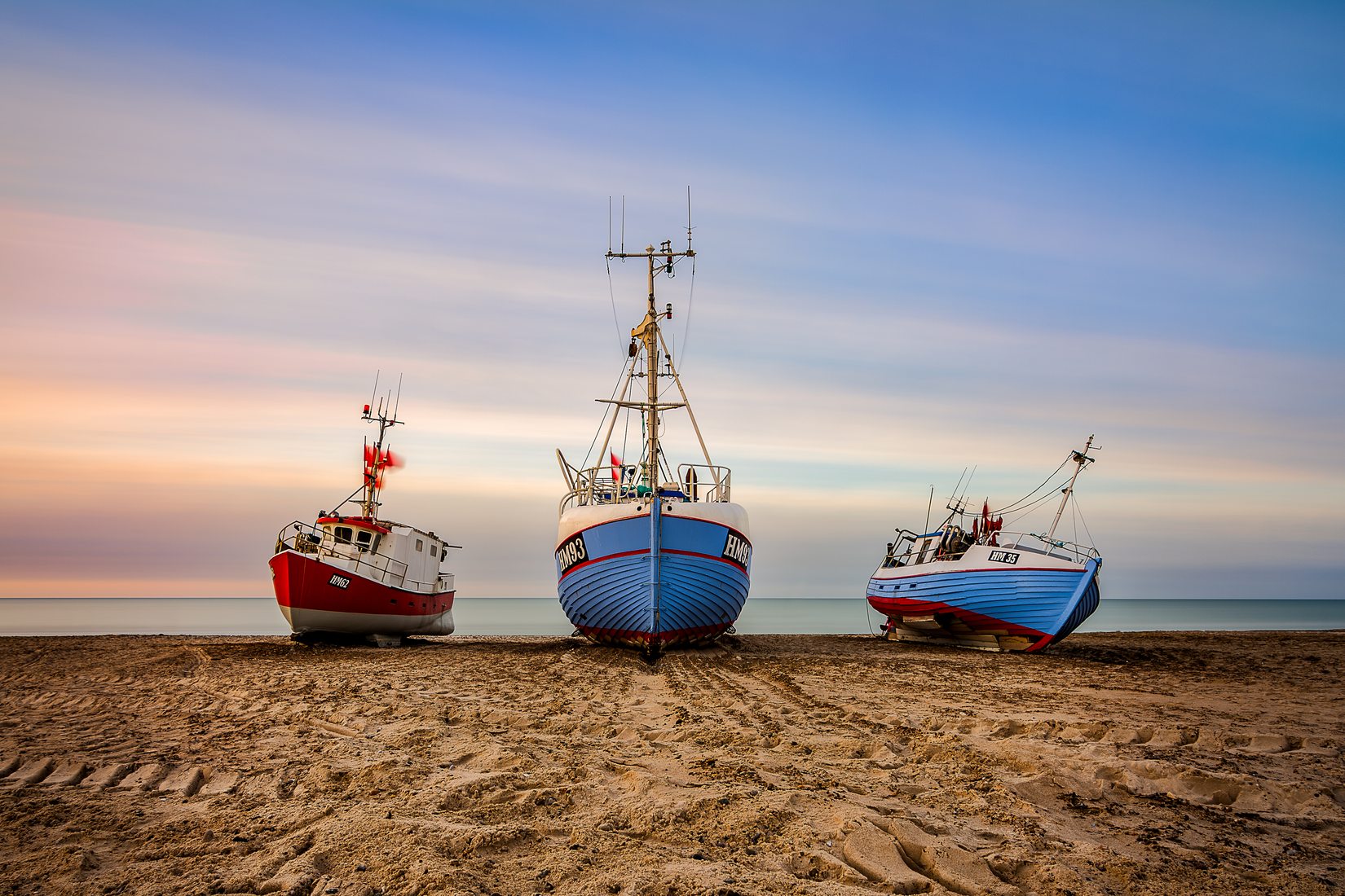 Tiny Fishing Boat - Sonderborg, Denmark Editorial Photography
