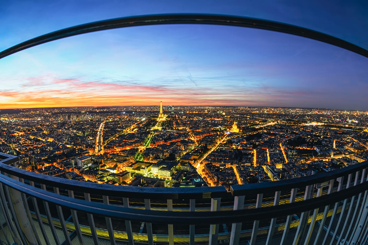 Panoramic terrace of Tour Montparnasse, Paris, France