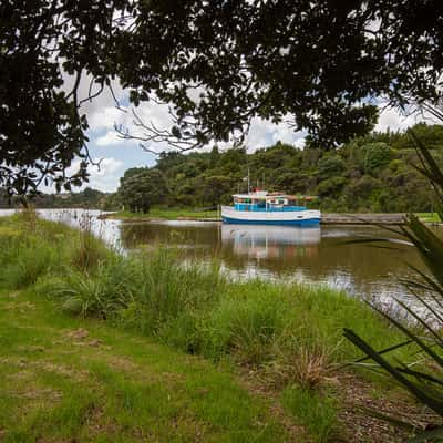 Tourist Boat Waiuku, North Island, New Zealand