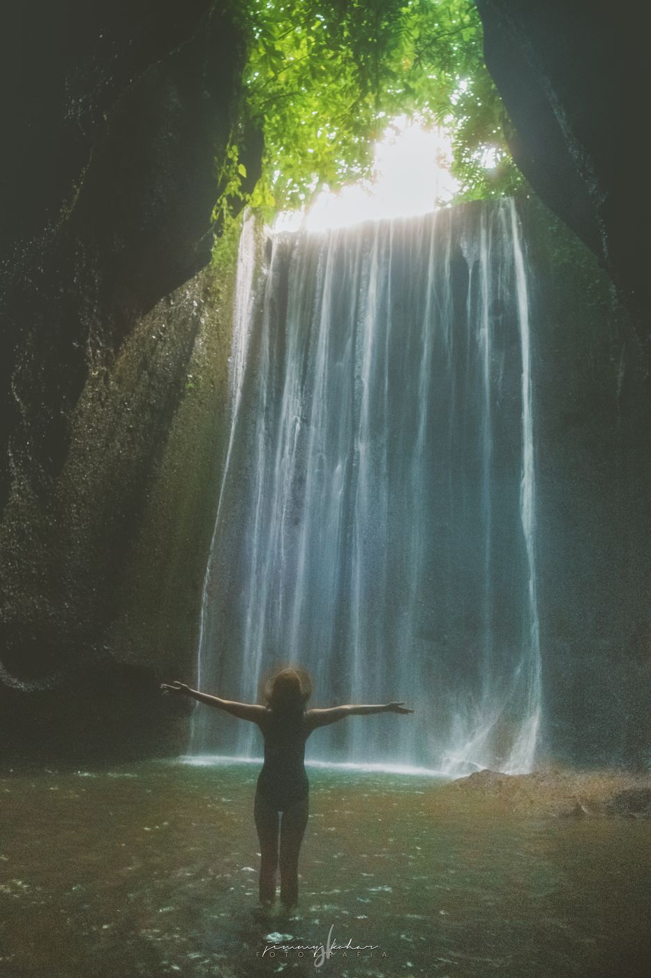 Tukad Cepung Waterfall, Indonesia