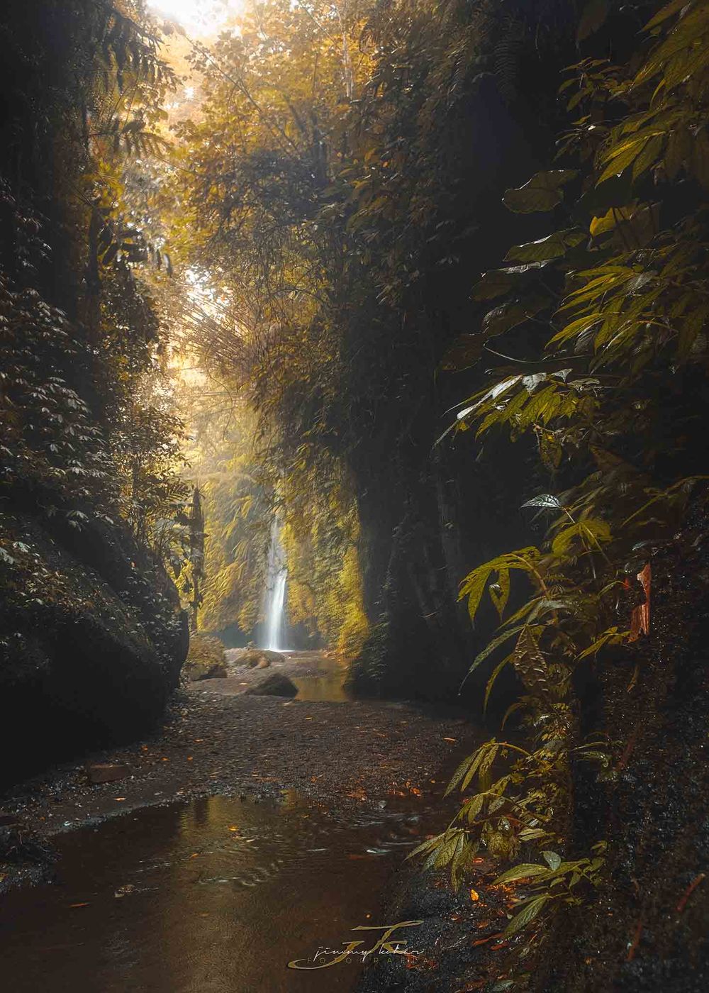 Tukad Cepung Waterfall, Indonesia