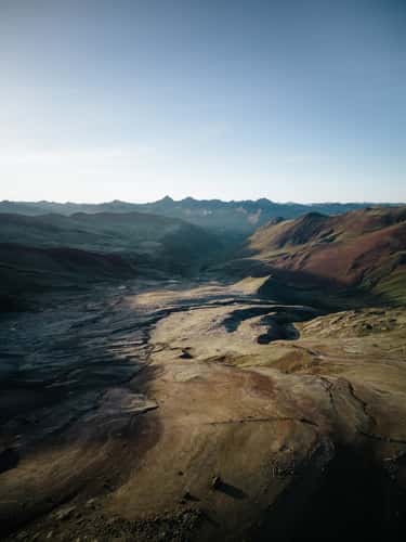 Valley view next to Apacheta pass, Ausangate