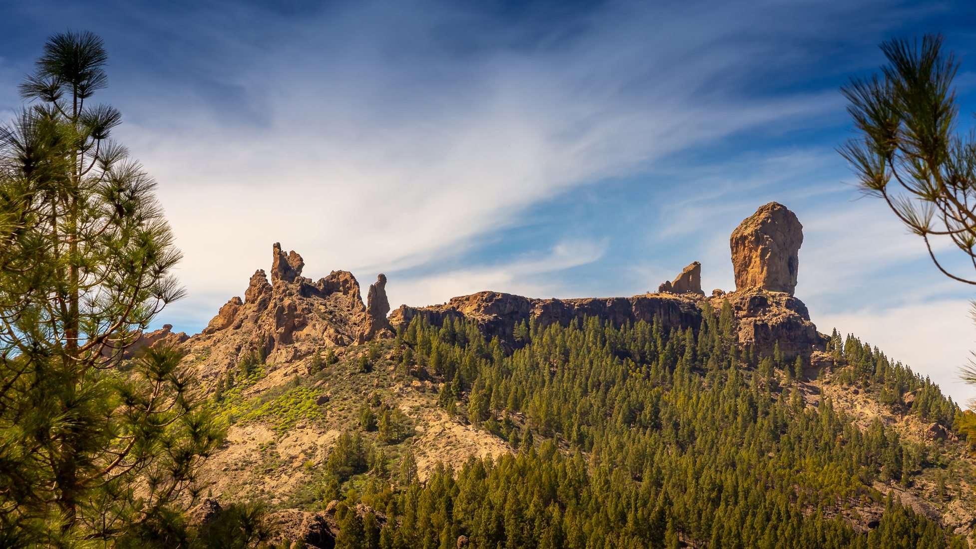 View Of Roque Nublo Spain View Of Roque Nublo Spain