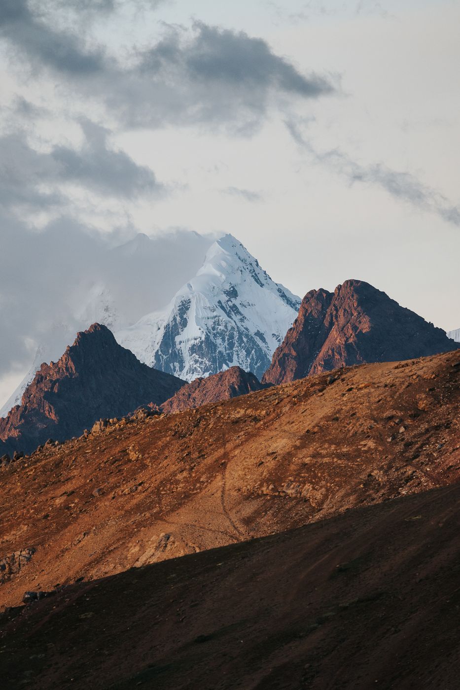 View to Ausangate near Palcoyo, Peru