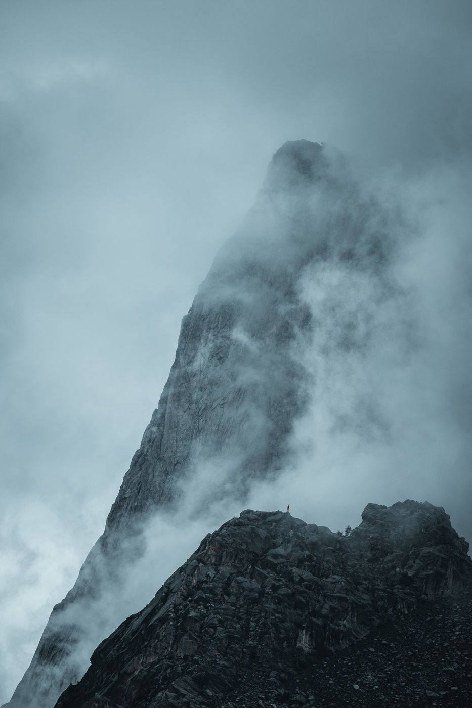 View to Mountain Range near Laguna Parón, Peru