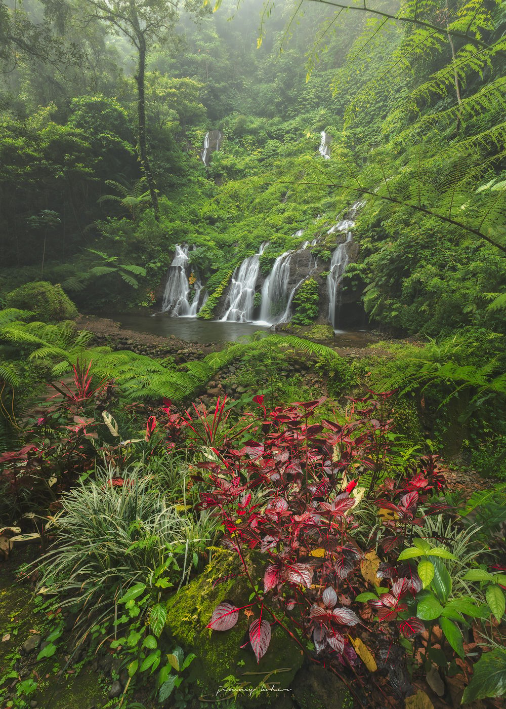Wanagiri Pucak Manik Waterfall, Indonesia