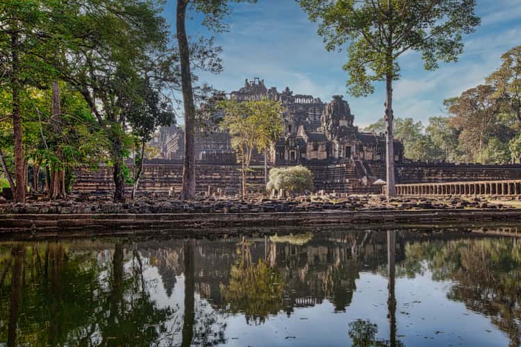 Water reflection Baphuon Temple, Siem Reap