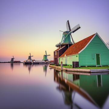 Zaanse schans windmills, Netherlands