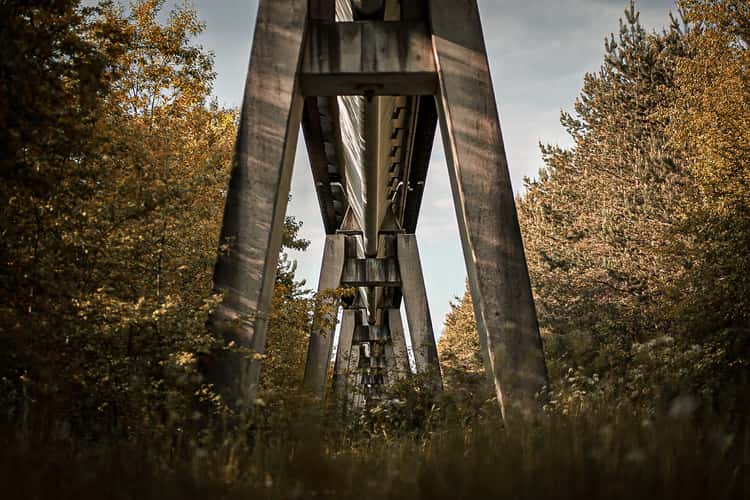 Abandoned Transrapid test facility