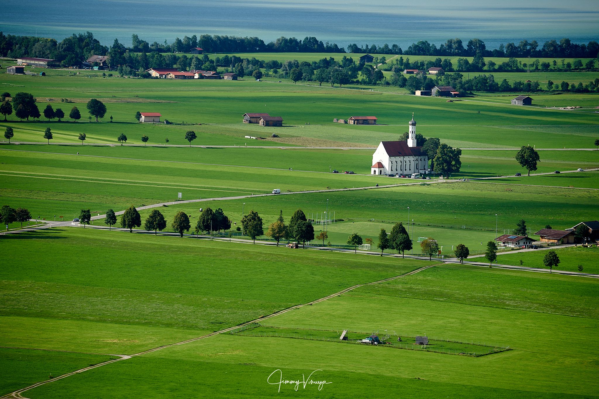 Countryside View from the Neuschwanstein Castle, Germany