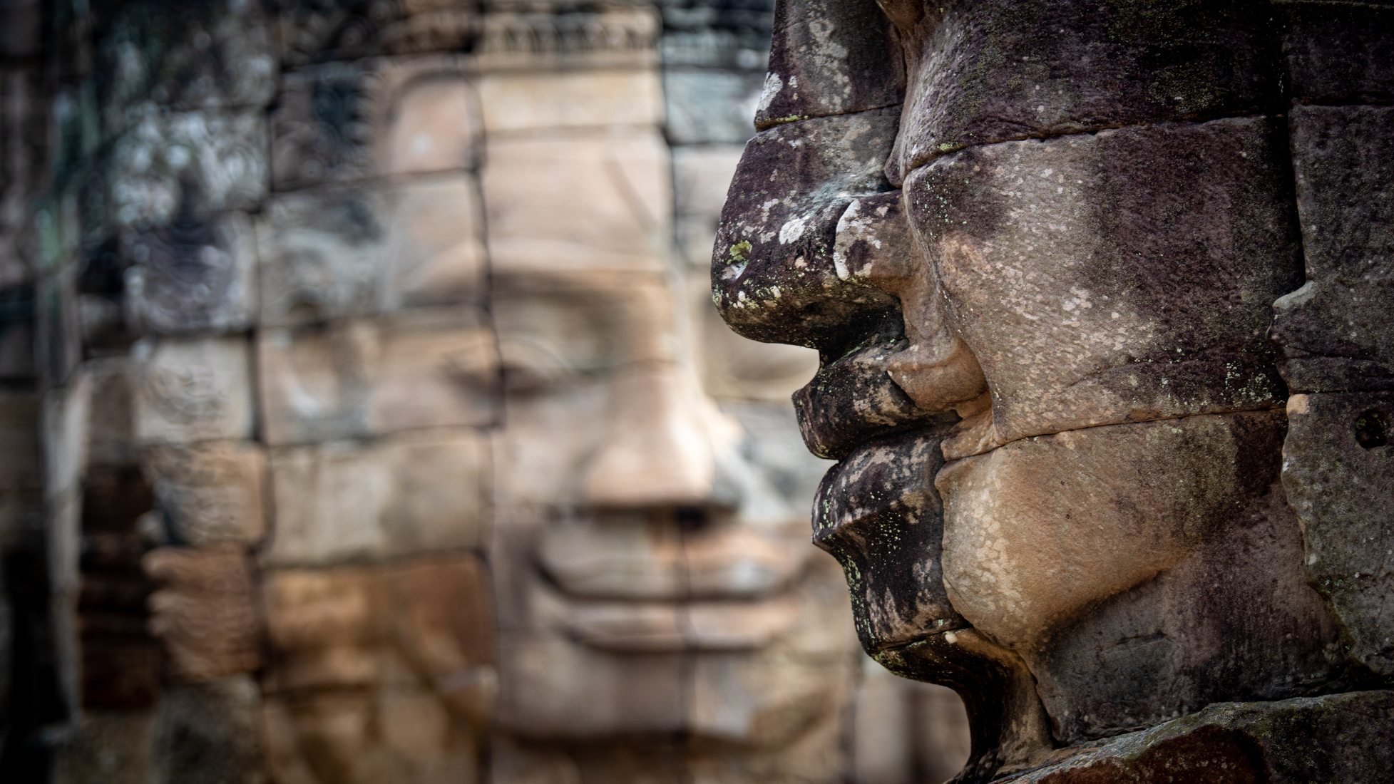 Bayon - Faces of the Bayon, Cambodia