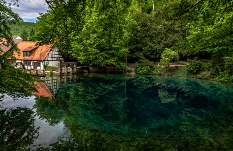 Watermill of the Blautopf hut, Blaubeuren