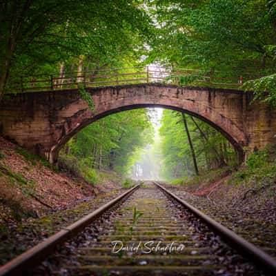 Bridge over Kasbachtalbahn, Germany