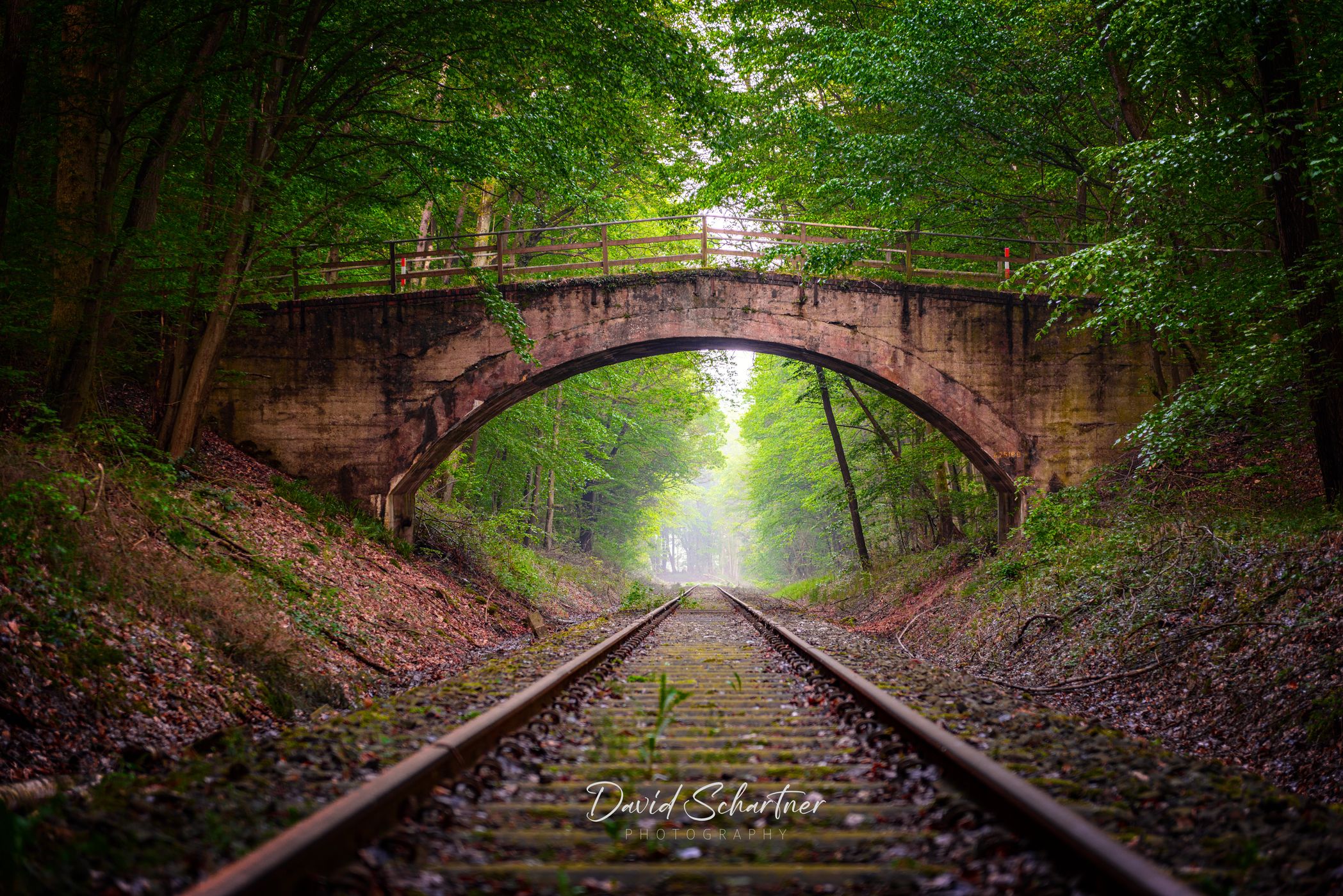Bridge over Kasbachtalbahn, Germany