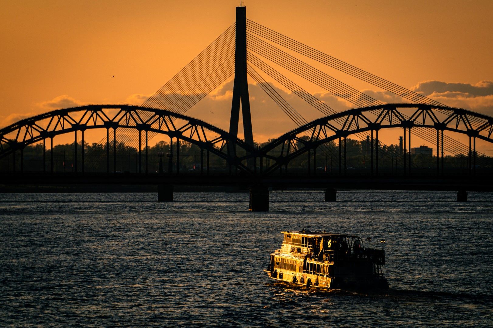 Bridge to the TV Island, Latvia
