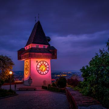 Clock Tower in Graz, Austria, Austria