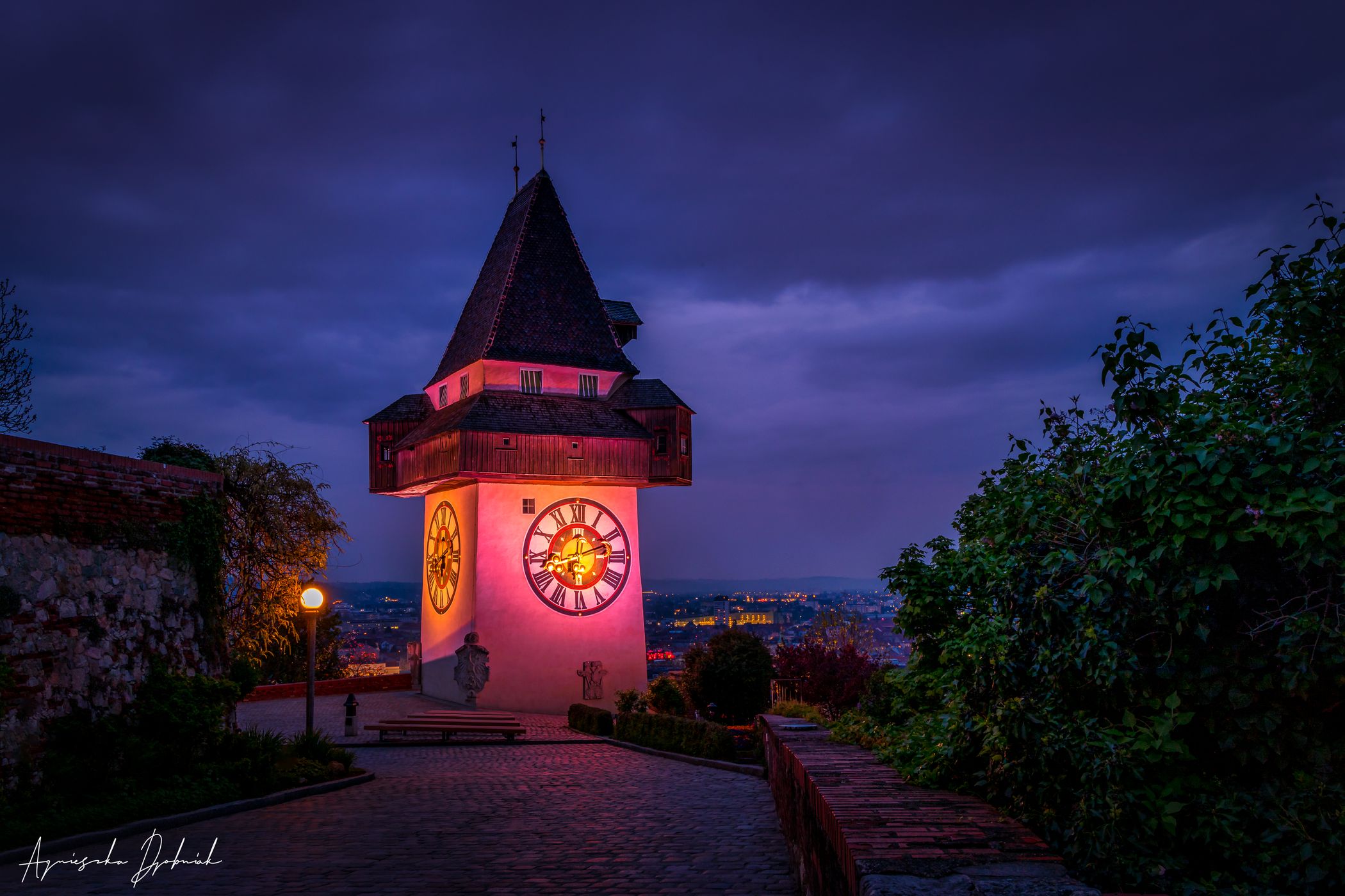 Clock Tower in Graz, Austria, Austria