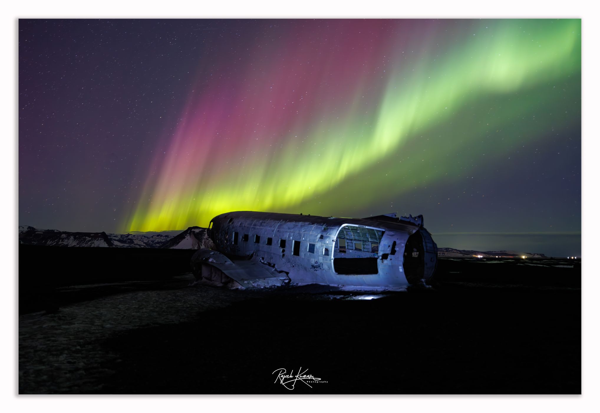Solheimasandur Plance Wreck from the side, Iceland