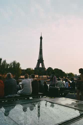 Eiffel Tower from Seine River