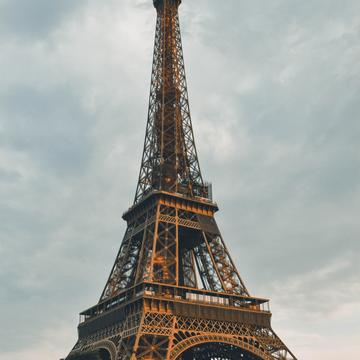 Eiffel Tower from Seine River, France