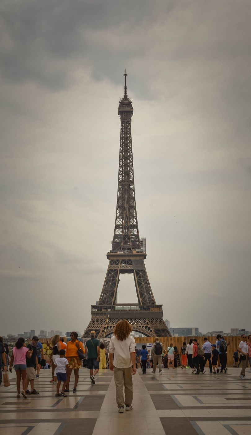 Eiffel Tower from Trocadero, Paris, France