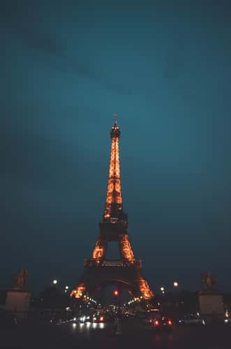 Eiffel Tower from Trocadero, Paris