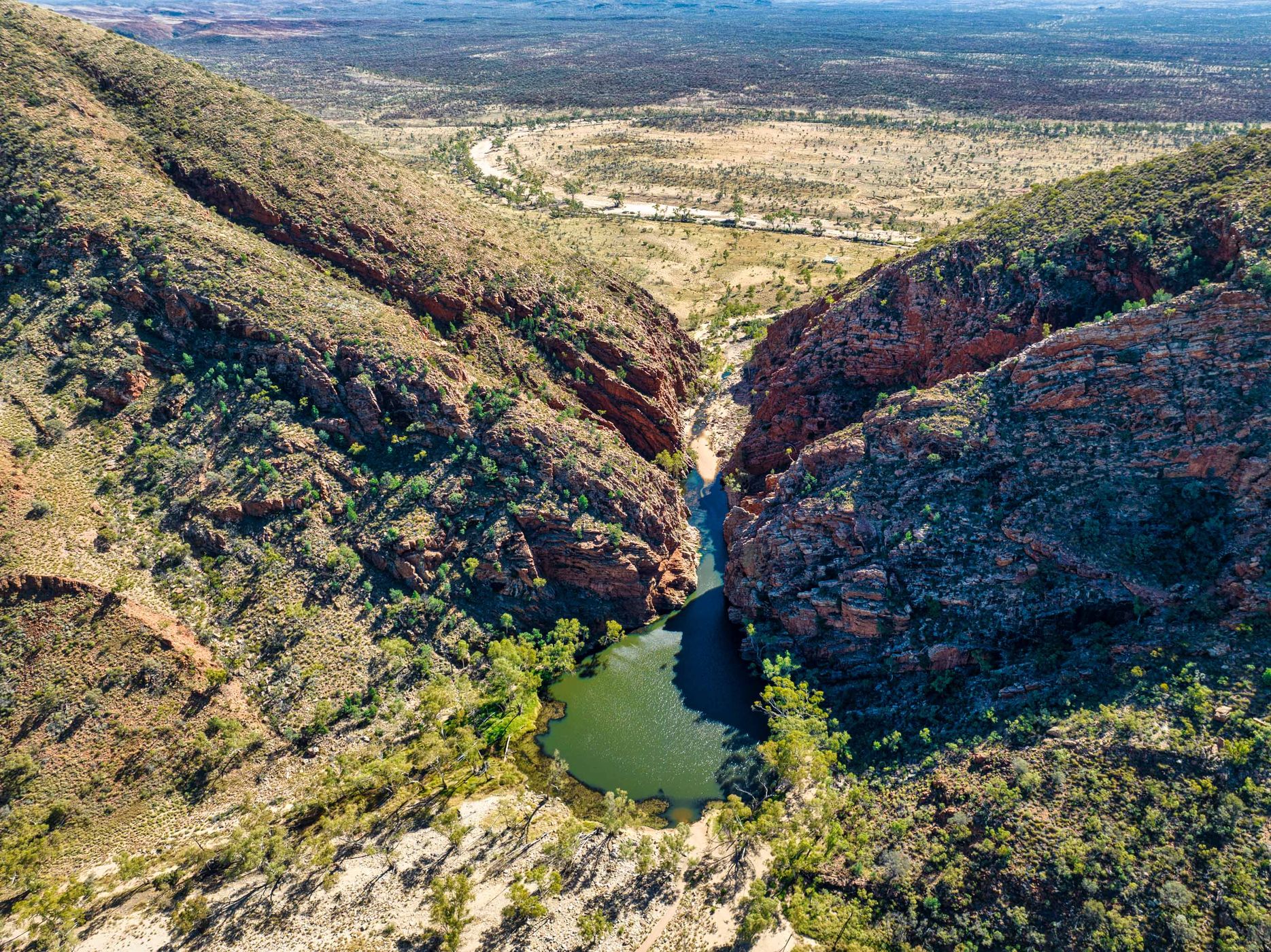 Ellery Creek Big Hole, Macdonnell Ranges, NT, Australia