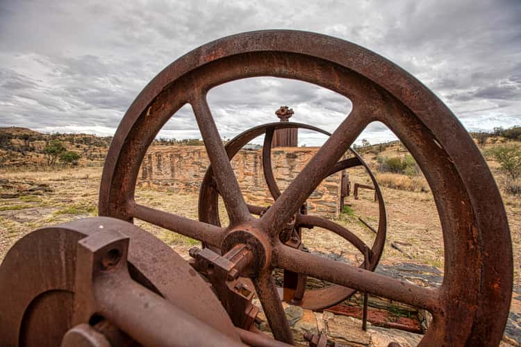 Fly Wheel, Arltunga Historical Reserve, Northern Territory