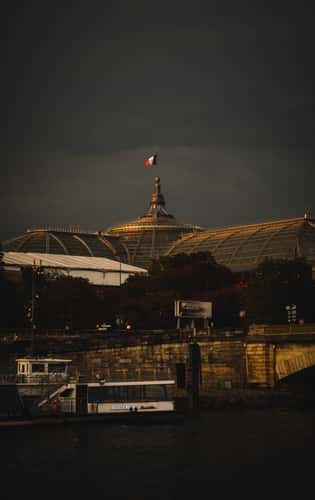Grand Palais, Paris from Seine River