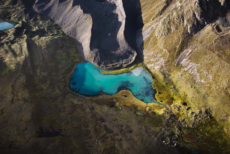 Laguna Azulcocha, Ausangate (Drone)