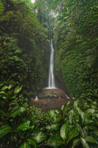 Leke Leke Waterfall Bali Indonesia