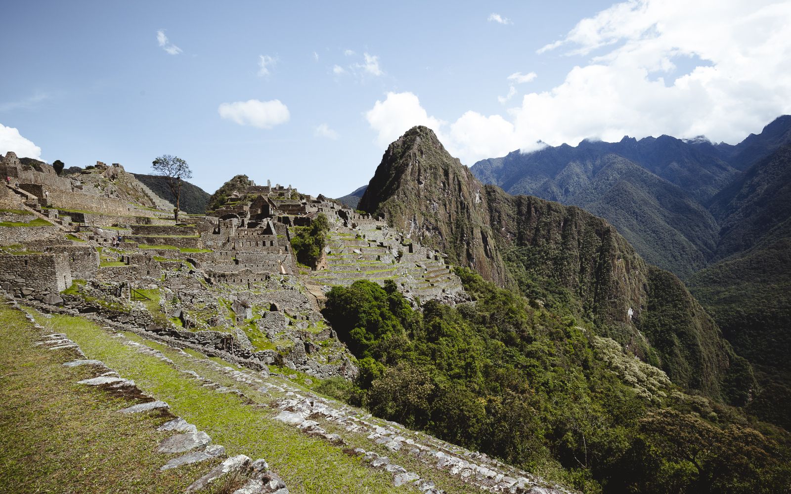 Machu Picchu, east site view near exit, Peru
