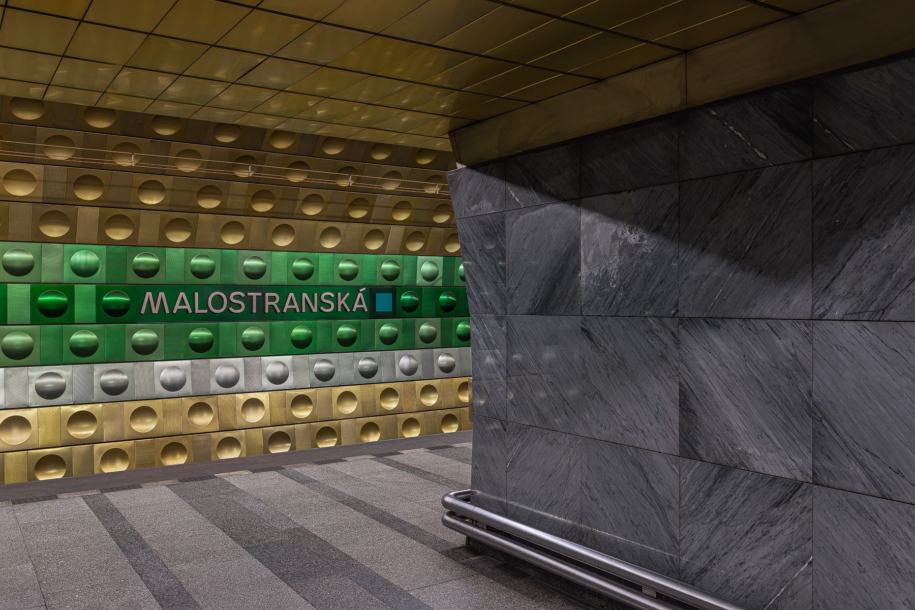 Malostranská (Underground Station), Czech Republic
