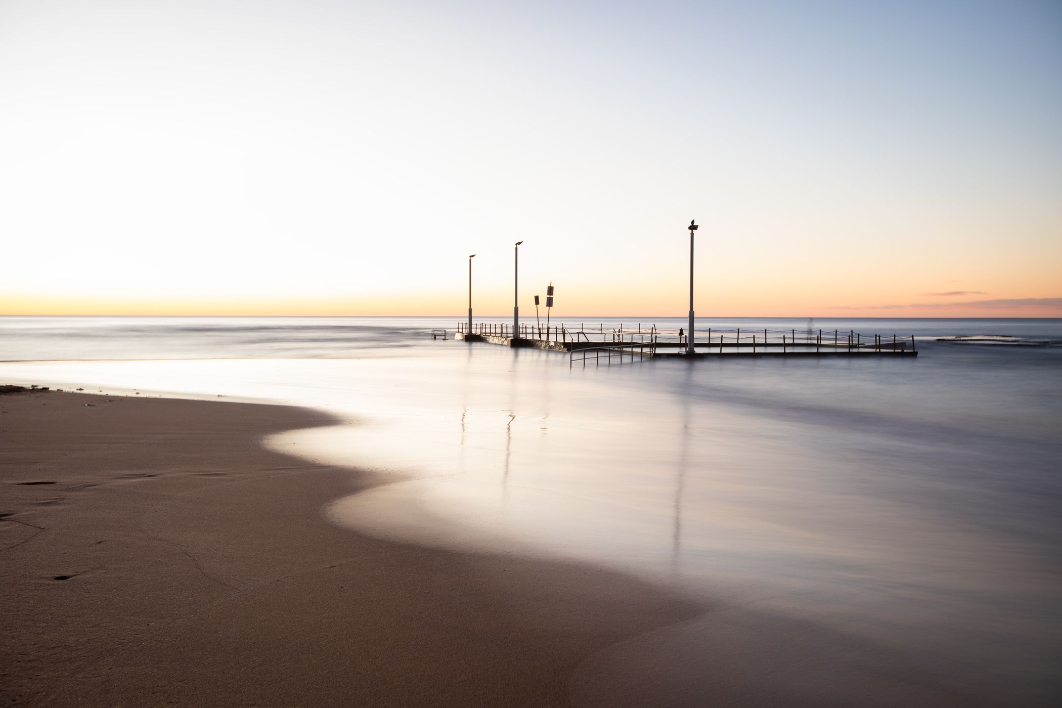 Mona Vale Pool overflow Sydney, Australia