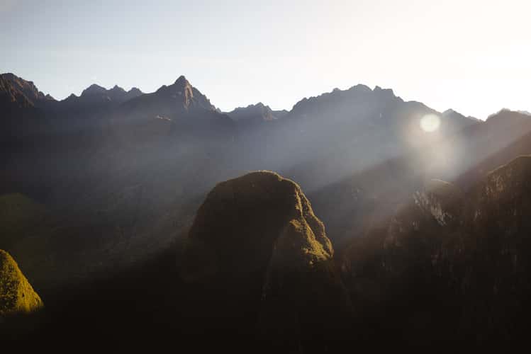 Mountain Range next to Machu Picchu