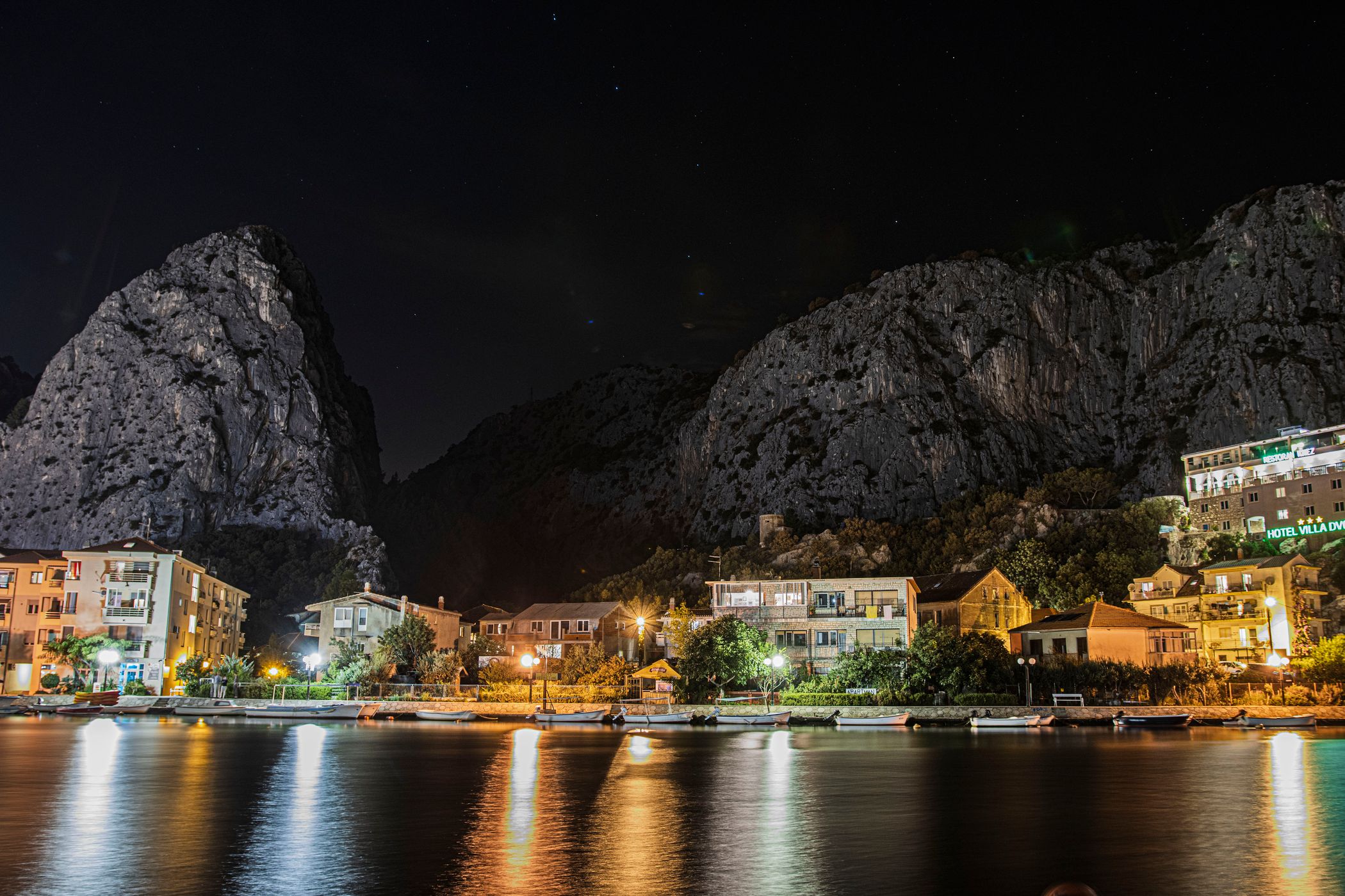 Omis water front Croatia, Croatia