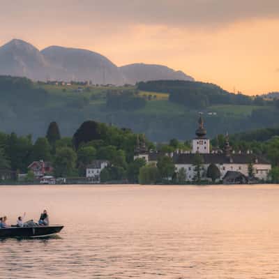Ort view from Gmunden, Austria